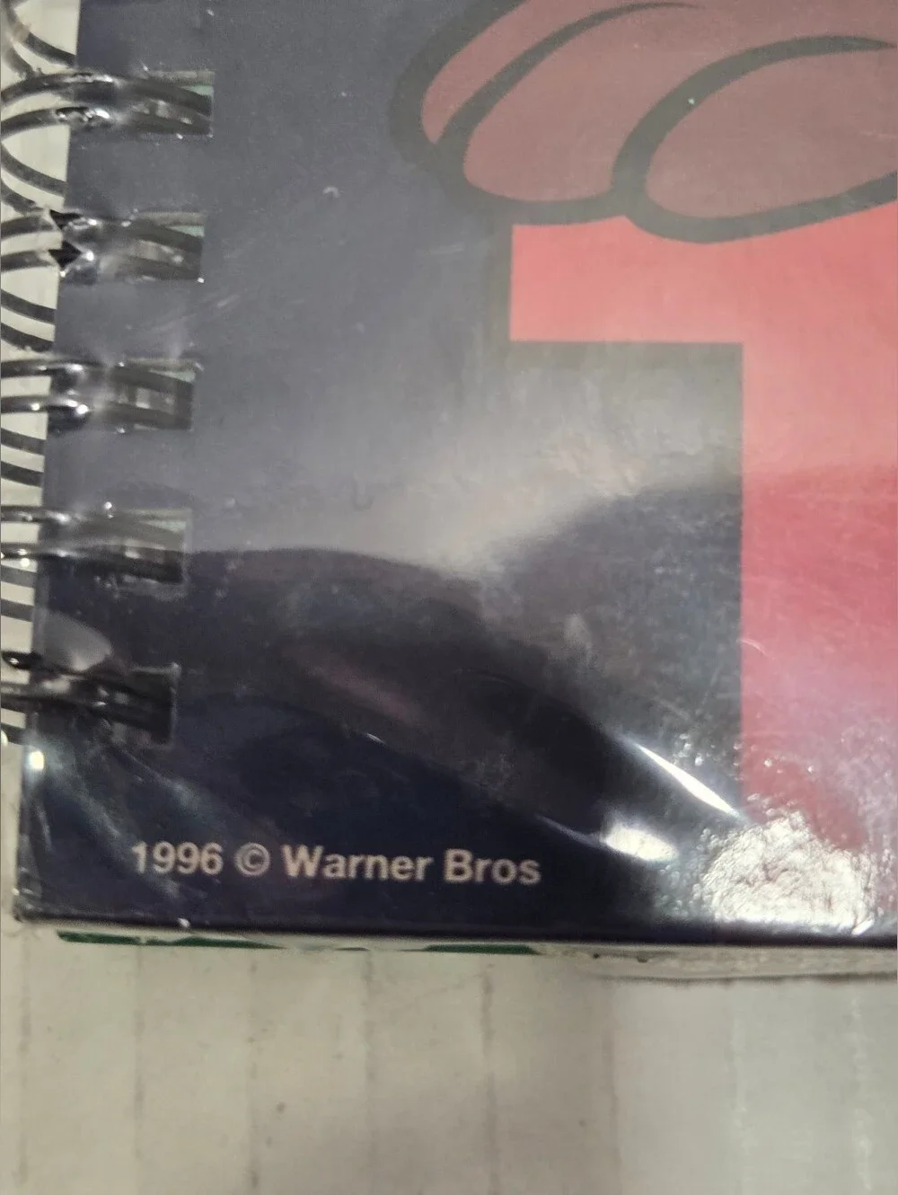 Warner Bros Vintage 1996 TAZ Sealed Spiral Notebook Looney Tunes